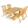 SAM Outillage Gartenmöbel Set 5-tlg. Beige