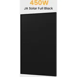 JA Solar 450Wp Full Black Paneel Bifaziale N-Doppelglas-Monomodul Solarmodul - 1 Stücke / Powerness Express (Lieferzeit: 5-14 Werktage)