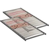 Novel Lattenrostset, Holz, Birke, Schichtholz, 3-Zonen, 180x200 cm, Made in Austria, Über- und Sondergrößen erhältlich, Federholzleisten verleimt, bewegliche Leistenlagerung, Federleisten mit Duokappen, individuelle Liegehärteeinstellung, alternative Größen erhältlich, Schlafzimmer, Lattenroste, Lattenrost verstellbar