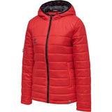 hummel Hmlnorth Quilted Hood Jacket Woman - Rot - XS