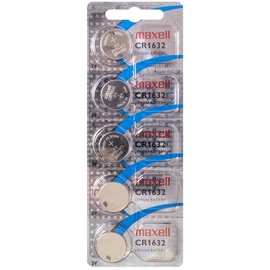 Maxell CR1632 / CR 1632 Lithium 3 Volt Knopfzelle im Blister Batterie