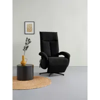 sit&more TV-Sessel Tycoon Polyester 74 x 112 x 82 cm schwarz