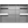 WIMEX Drehtürenschrank Tibet 313 x 208 x 58 cm Grau
