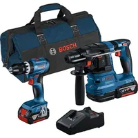 Bosch GBH 18V-22 inkl. 2 x 4,0 Ah + Schnellladegerät 0615A50039