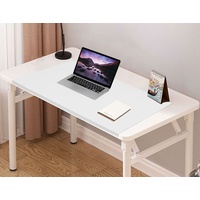 Heavyoff Schreibtischunterlage,Tischunterlage,PU-Leder wasserdichte Laptop Schreibtischmatte mit Kantenschutz für Büro und Zuhause Weiß, 80x48cm