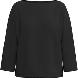 s.Oliver Sweatshirt Jacquard Schwarz 34