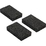KOVALEX Holzschutzunterlage 10 x 6 x 2 cm schwarz 20 Stück