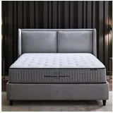 pointhome Yatas Bedding Boxspringbett-Set 140x200 Ergocoil Infinity Pro Matratze Boxspringbetten Taschenfederkern doppelseitige Matratze Höhe 31 c...