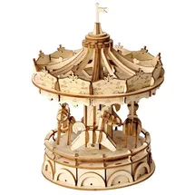 Rolife 3D-Holz-Puzzle Merry-Go-Round, Karussell