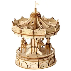 Rolife 3D-Holz-Puzzle Merry-Go-Round, Karussell