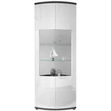 Hometrend Vitrine Gate Höhe 203 cm, grau