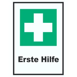 HB-Druck Erste Hilfe Schild A2 (420x594mm)