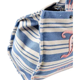 Juicy Couture Iris Henkeltasche Baumwolle Alaskan Blue