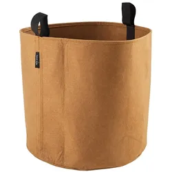 Pflanzbeutel aus Textilfilz Braun - Pflanzsack, Ø25cm 12,3L