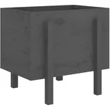vidaXL Pflanzkübel 62 x 50 x 57 cm Grau