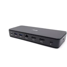 iTEC i-tec Thunderbolt 4 Dock Gen3 - 8K/4K, 2x DP, 1x 2.5 GBit LAN, 4x USB-A (5 Gbps), 1x USB-A 2.0, 1x USB-C, SD/FC, 92W PD, 140W USB-C Netzteil