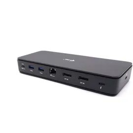 iTEC i-tec Thunderbolt 4 Dock Gen3 - 8K/4K, 2x DP, 1x 2.5 GBit LAN, 4x USB-A (5 Gbps), 1x USB-A 2.0, 1x USB-C, SD/FC, 92W PD, 140W USB-C Netzteil
