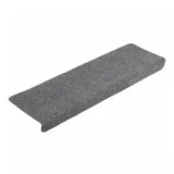 vidaXL Stufenmatten Selbstklebend 20 Stk. Hellgrau 65x21x4 cm Vidaxl