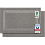 Komfortec Duschvorleger Silber 50 x 70 cm