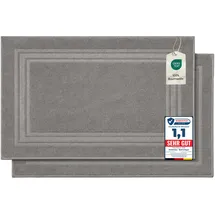 Komfortec Duschvorleger Silber 50 x 70 cm