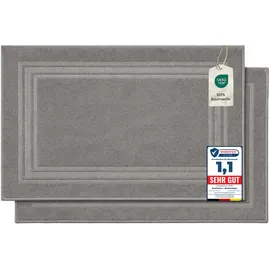Komfortec Duschvorleger Silber 50 x 70 cm