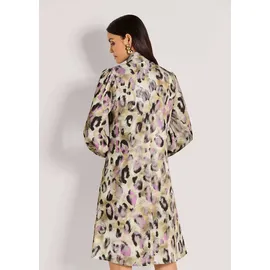 Madeleine Midikleid Animal-Print Schwarz 36