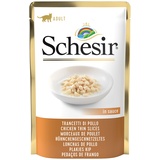 Schesir 6 x 85 g Pouch Hühnchengeschnetzeltes in Sauce Schesir Katzenfutter nass