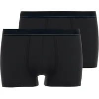 Bugatti Herren, Trunks schwarz Baumwolle, | Mix unifarben, schwarz, NOS