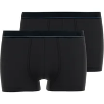Bugatti Herren, Trunks schwarz Baumwolle, | Mix unifarben, schwarz, NOS