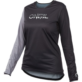 O'Neal Oneal Element Fr Hybrid Damen Fahrrad Jersey, schwarz-grau, Größe XL