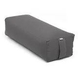 Bodhi Salamba (rechteckig) Yoga-Bolster ECO, Kapok Anthrazit grau No Size