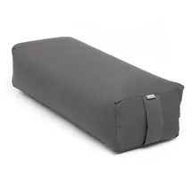 Bodhi Salamba (rechteckig) Yoga-Bolster ECO, Kapok Anthrazit grau No Size