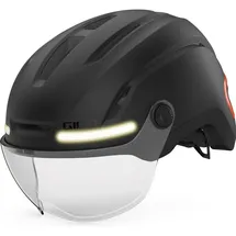 Giro Ethos MIPS LED Shield Helm Mattes Schwarz M