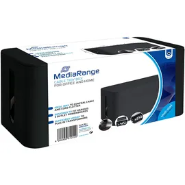 MediaRange Kabelbox 23 x 11,4 x 11,8 cm 1-tlg. schwarz