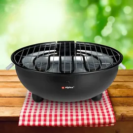 Alpina Tischgrill 1250 W schwarz