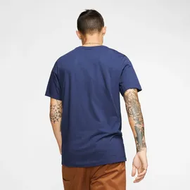 Nike Sportswear Freizeit T-Shirt Herren 410 midnight navy/white L
