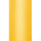 OEM eventkauf Tüll Rolle 9m x 15cm Tischläufer Dekostoff Gelb,