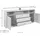 OTTO home Sideboard OTTO HOME "Ribe,180cm breit, Fronten Massivholz,7 Fächer", braun (eiche teilmassiv), B:180cm H:80cm T:35cm, Holz teilmassiv, Sideboards, Sideboard, Holz massiv, Holzwerkstoff, Metall Griffe,2Türen,3Schubladen