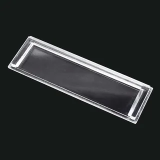Wiltec Namensschild Abdeckung Briefkasten 89X25Mm Ersatzteil Postkasten Schild