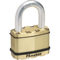 Master Lock Hochleistungsvorhängeschloss [Schloss mit Schlüssel] [Laminierter Stah] [Wetterfest] M15BEURDLF - Ideal für Lagerräume, Garagen etc.