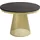 WFL GROUP Naro Ø 120-200 cm schwarz/gold