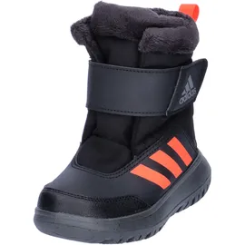 Adidas Winterplay Kids Stiefel Core Black / Solar Red / Iron Metallic 29