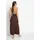 lscn by lascana Neckholderkleid Maxi Braun 48