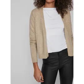 VILA Ril Strickjacke Natural Melange S
