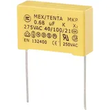 no name p-l TRU COMPONENTS MKP-X2 MKP-X2-Funkentstör-Kondensator radial bedrahtet μF 275 V/AC 10 % 1 St.