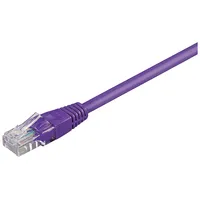 goobay CAT 6 Patchkabel, U/UTP, Violett