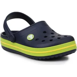 Crocs Kid's Crocband Clog Navy/Volt Green 20,5