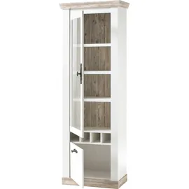 Home Affaire Vitrine Florenz 70 x 37 x 201 cm Weiß