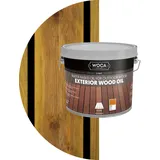 Woca Exterior Wood Oil Lärche 2,5 L - Terrassenöl für Terrassen, Zäune und Möbel im Außenbereich