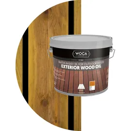 Woca Exterior Wood Oil Lärche 2,5 L - Terrassenöl für Terrassen, Zäune und Möbel im Außenbereich